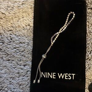 Nine West Silver Adjustable Bracelet